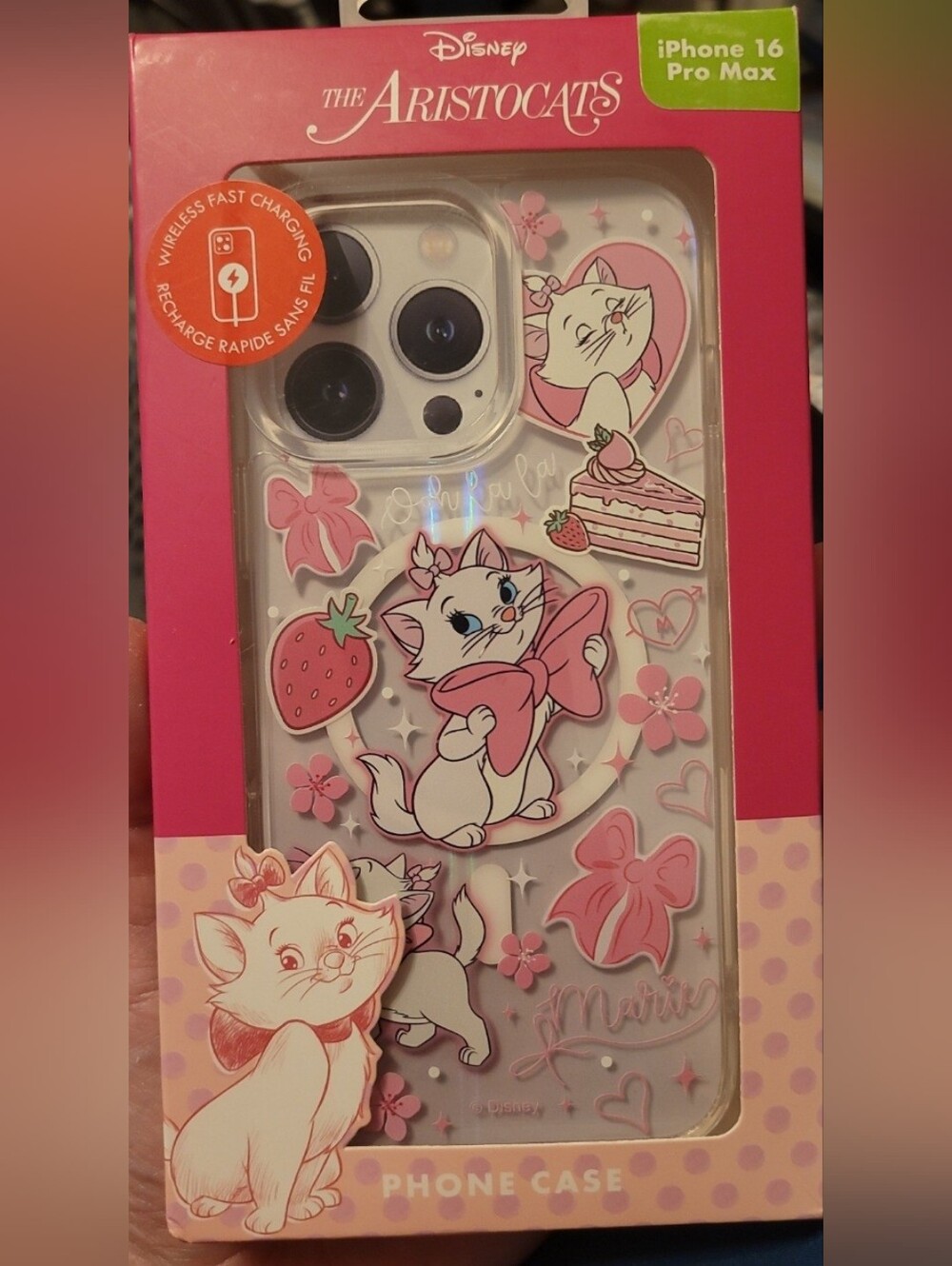 Disney Aristocats Marie iPhone 16 Pro Max Protective Phone Case New in Box